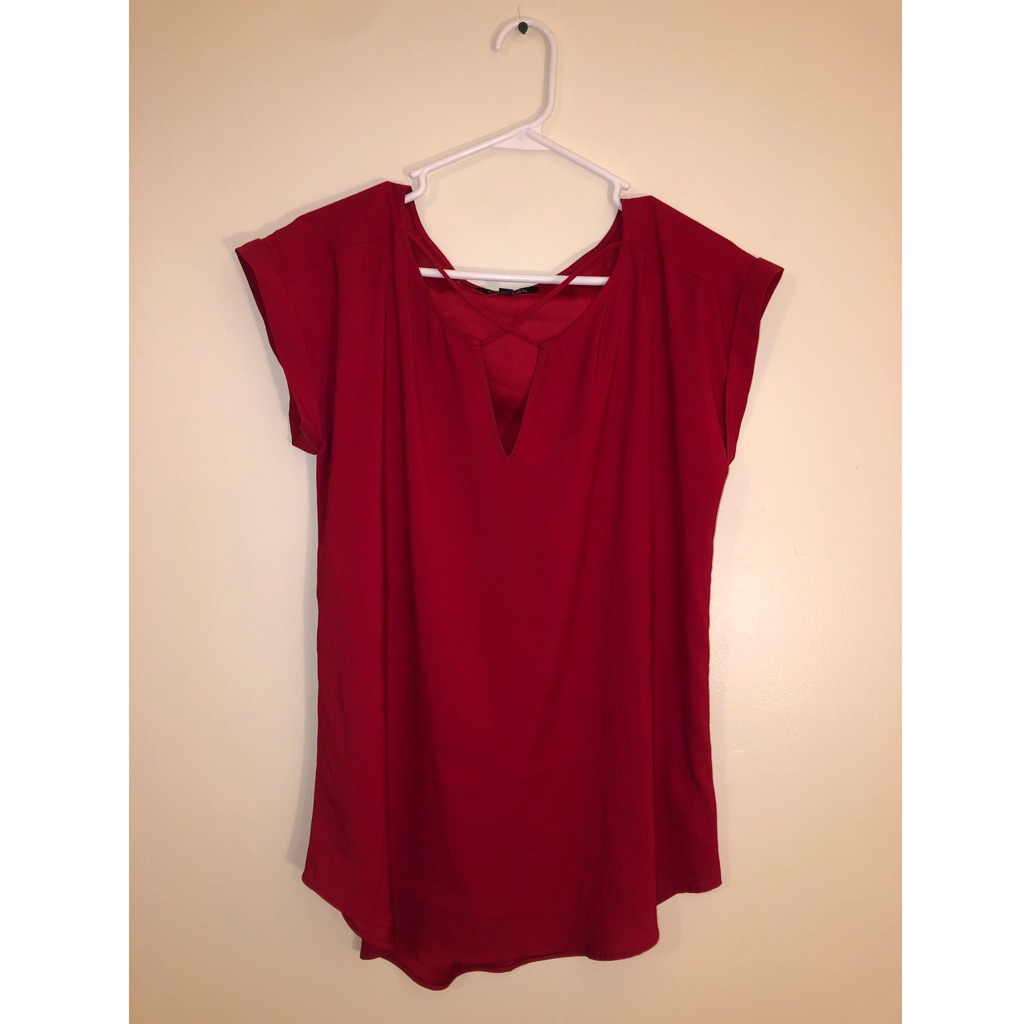 Express Ruby Silky Top
